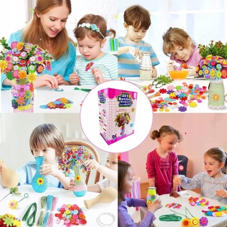Kreatywny Zestaw Do Tworzenia Bukietów w Wazonie DIY